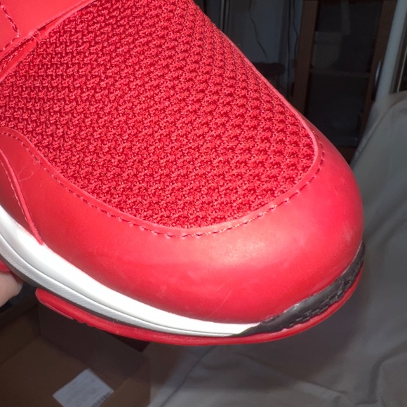 Steve Madden Red Medina Velcro Sneakers - Picture 9 of 9